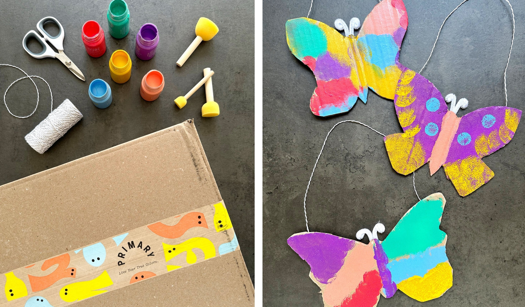 Easy DIY: Upcycled DIY Cardboard Butterfly Craft