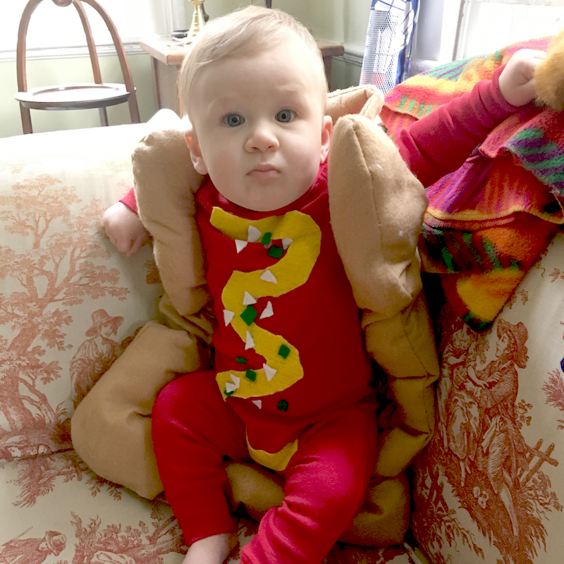 DIY Hot Dog Costume