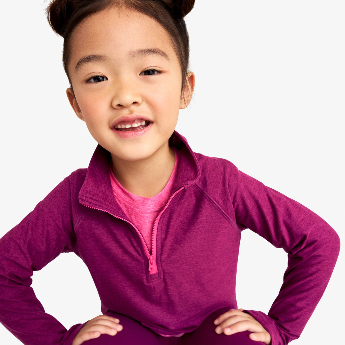 Kids FlexKnit half-zip pullover | Primary.com
