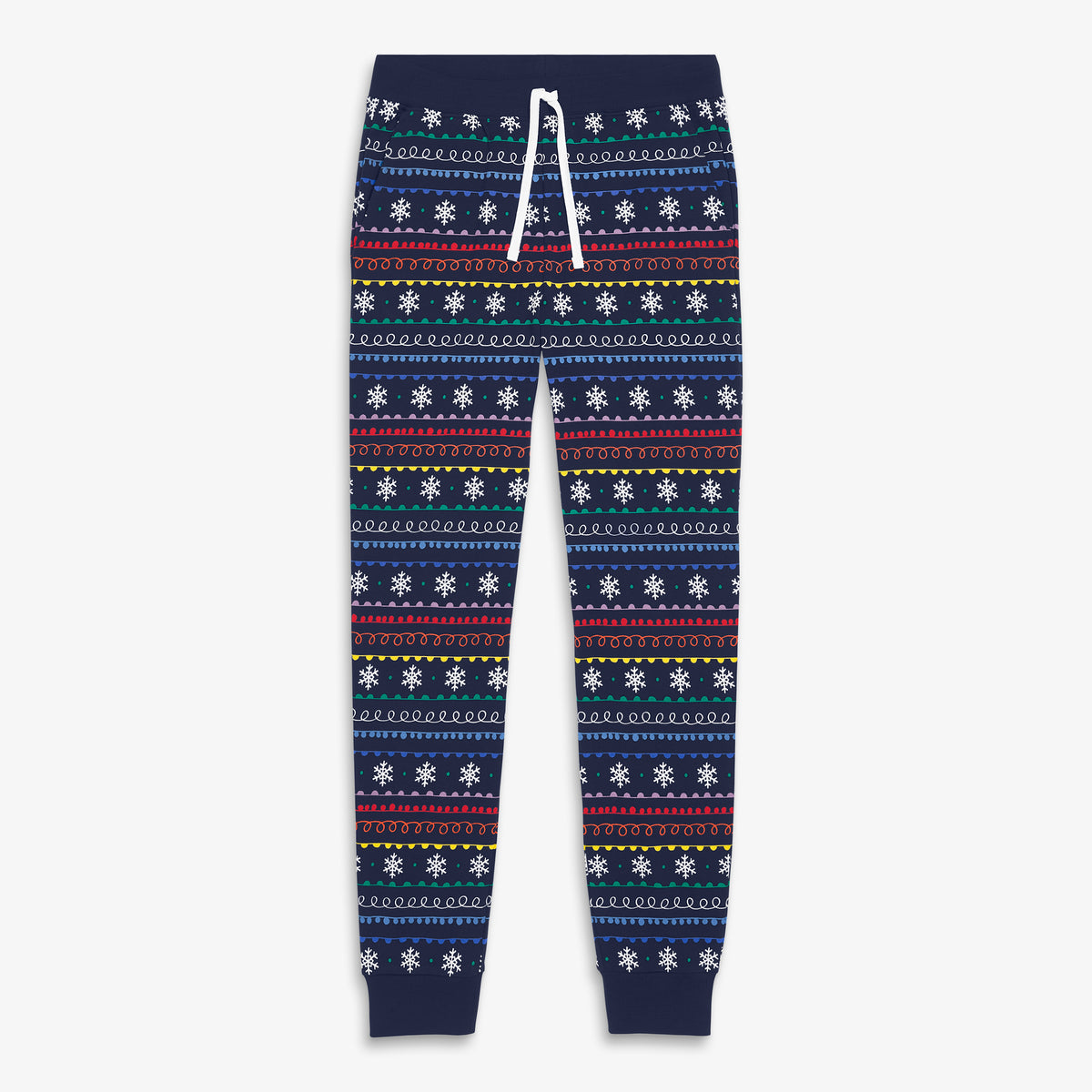 무지개 페어 아일 파자마 바지