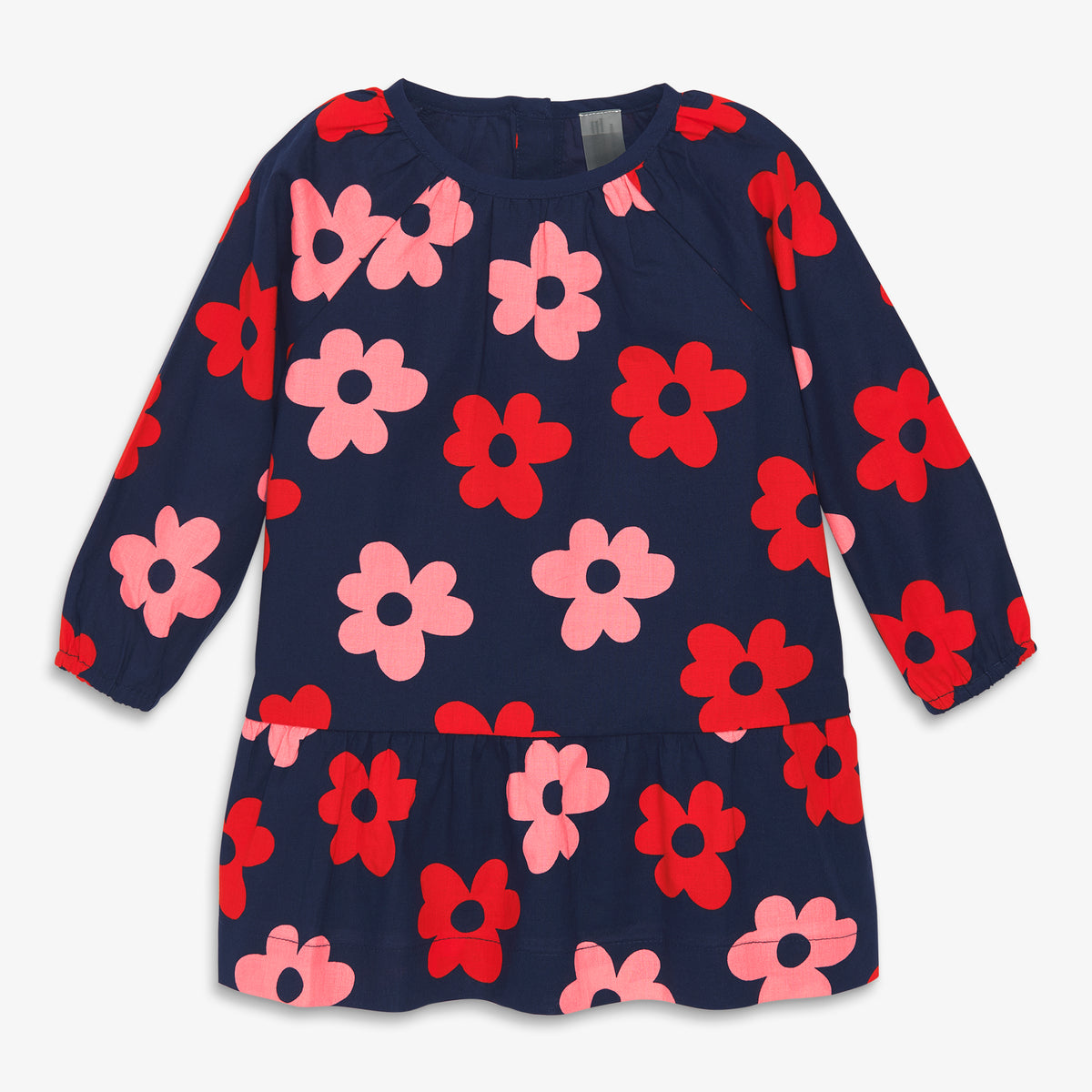 Baby tiered dress in cutout blooms