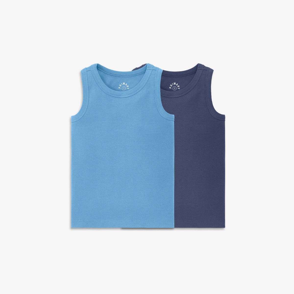 Kids rib tank 2-pack | Primary.com