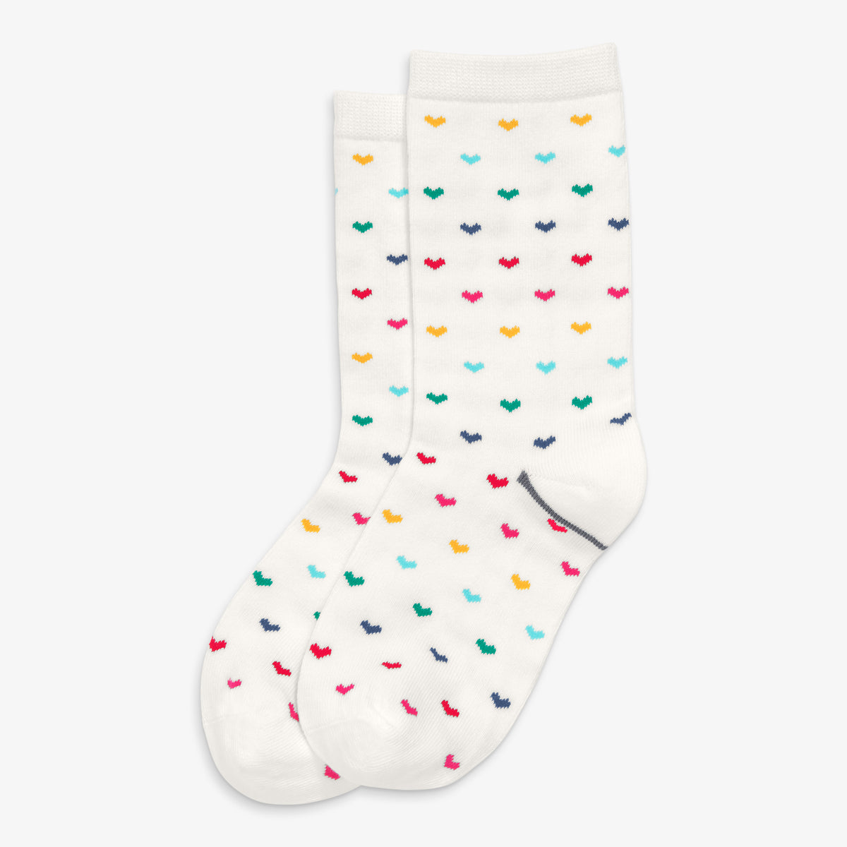 Kids socks in confetti hearts