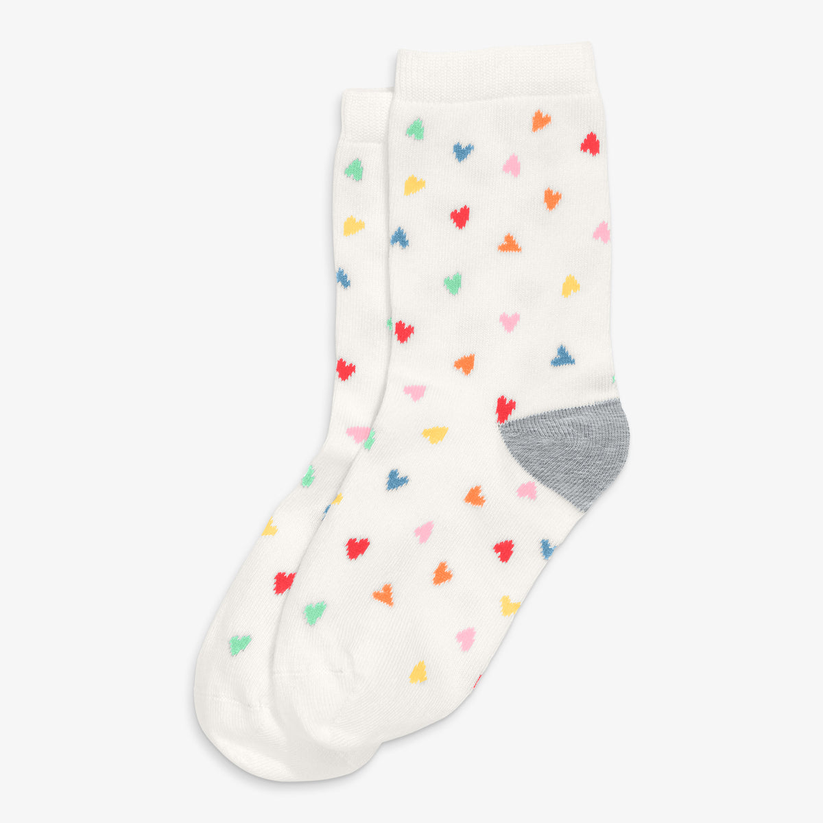 키즈 하트 무늬 크루 소재