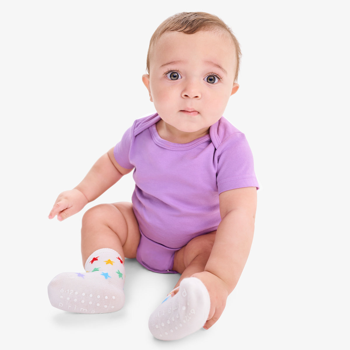 Organic short sleeve babysuit | Primary.com