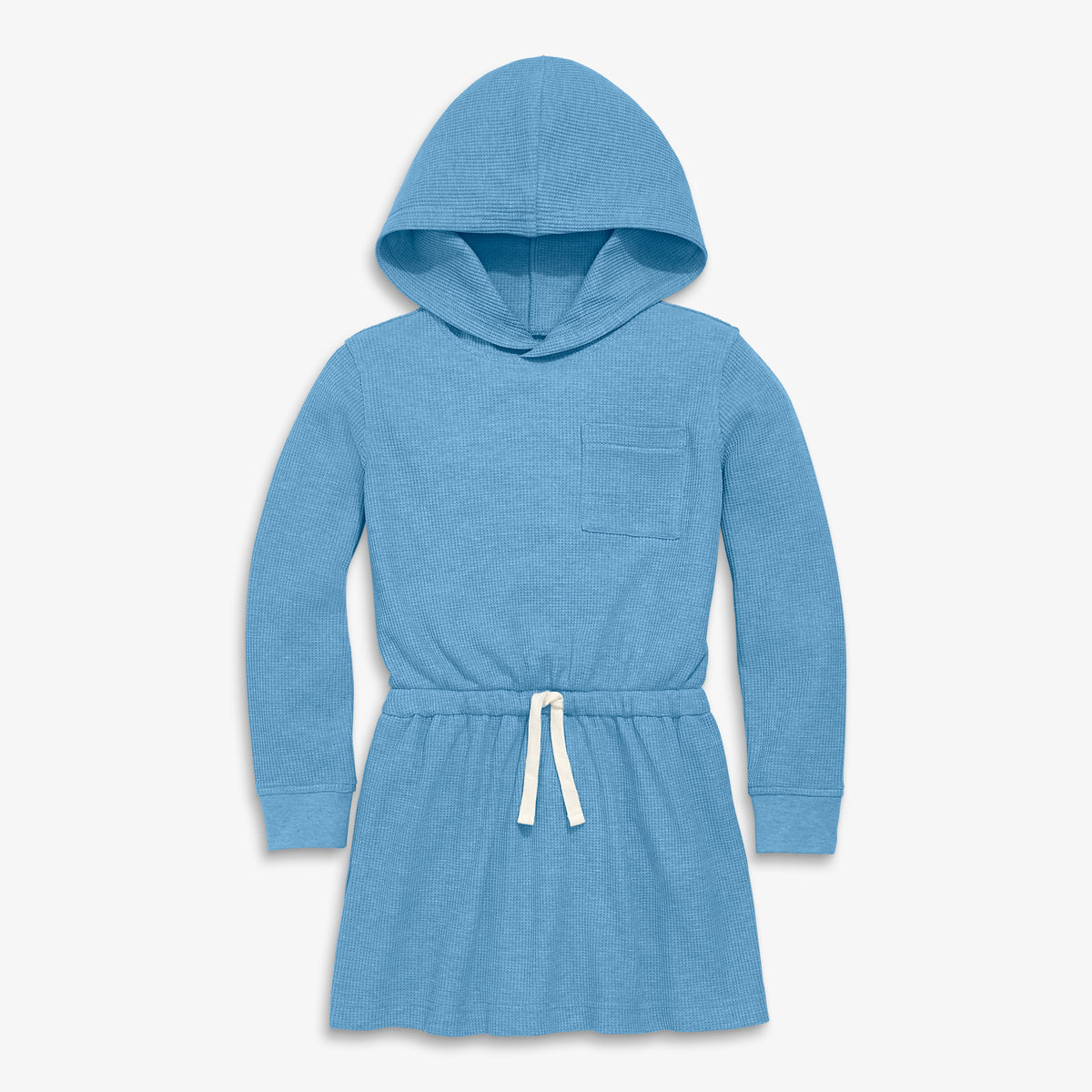 Clearance Kids heathered waffle hoodie drawstring dress size 4