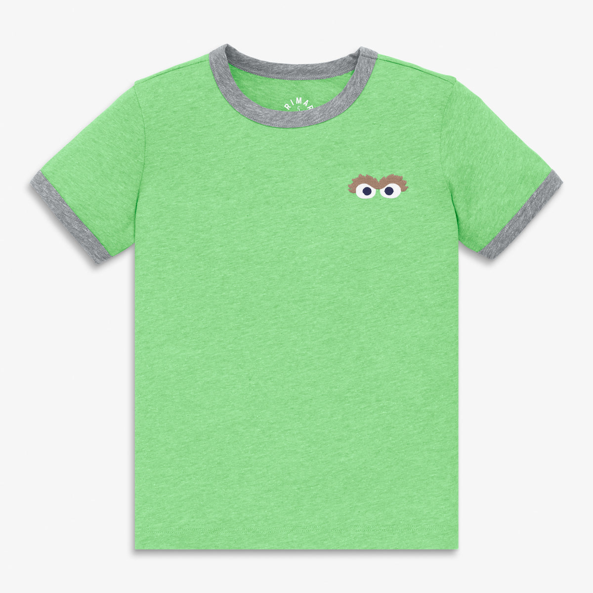 Kids Sesame Street embroidered ringer tee | Primary.com