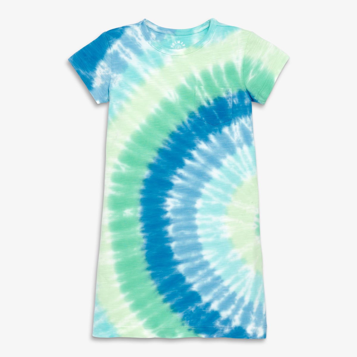 Short Sleeve Clearance Kids t-shirt dress in tie-dye size 2 Short Sleeve Clearance Kids t-shirt dress in tie-dye size 2