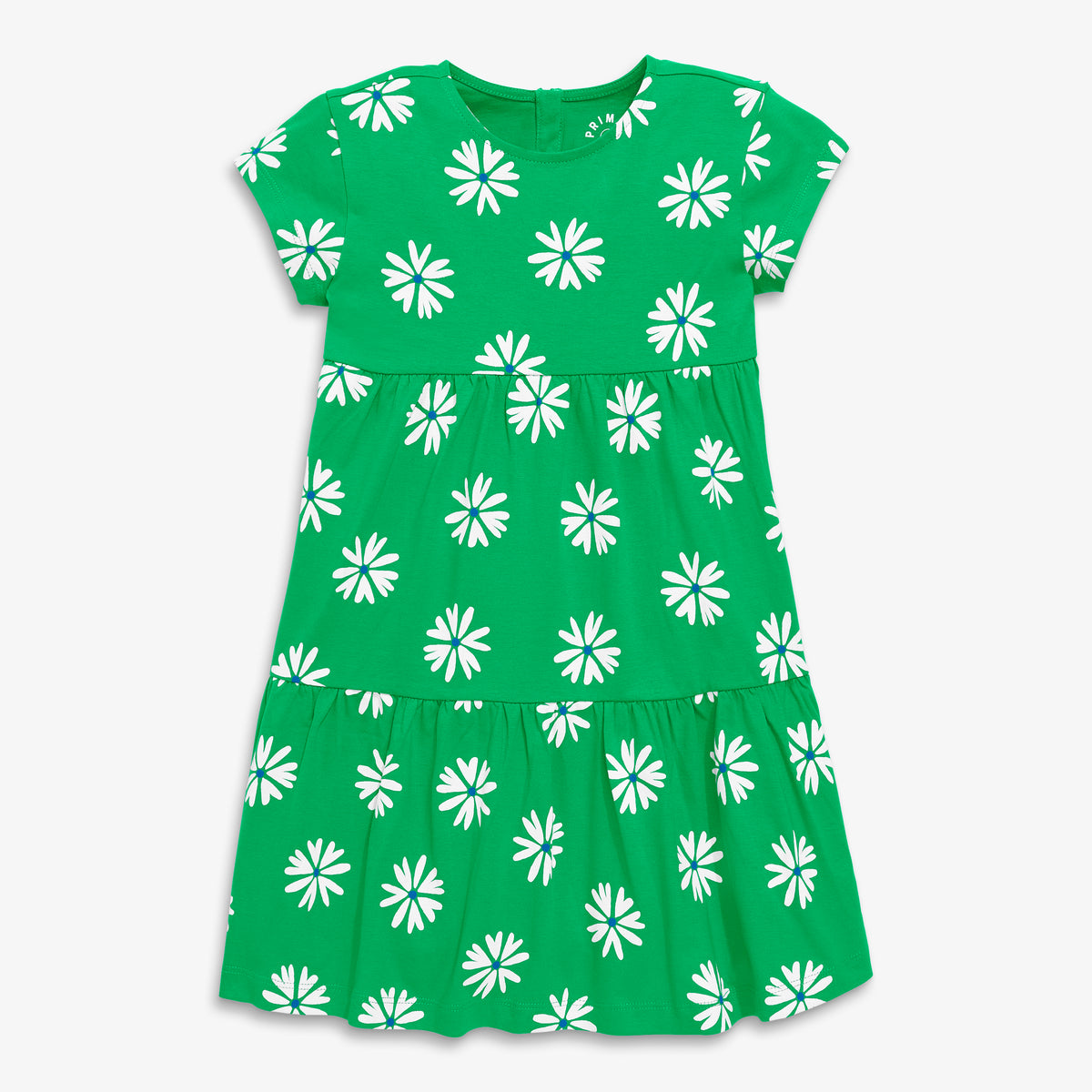 Short Sleeve Clearance Kids tiered t-shirt dress in blooms size 3 Short Sleeve Clearance Kids tiered t-shirt dress in blooms size 3