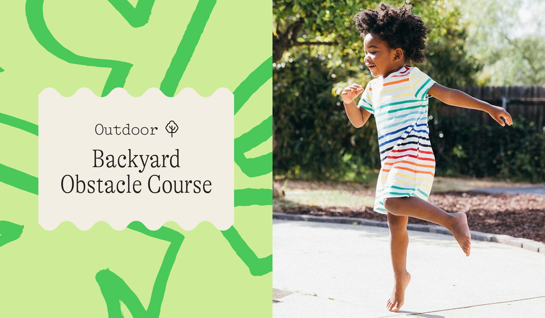 Primary Color Camp: DIY Backyard Obstacle Course