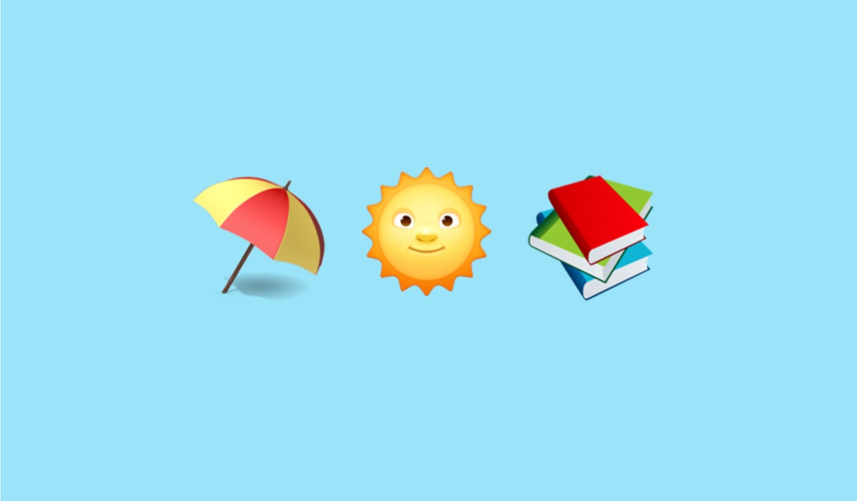 umbrella sun book emoji
