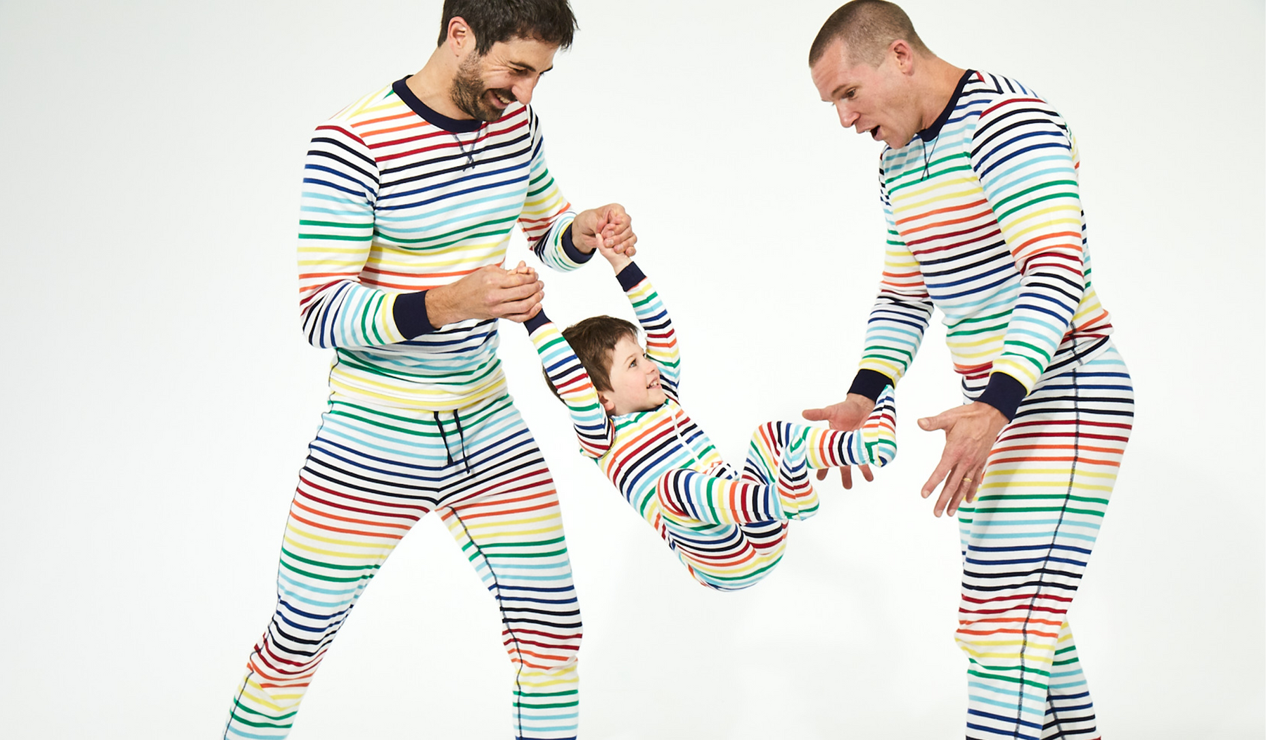 New Ivory Rainbow Matching Family Primary Pajamas
