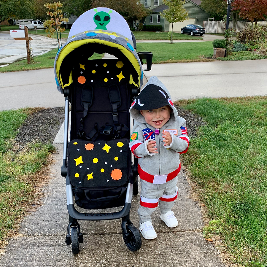 Astronaut & UFO (with Stroller)