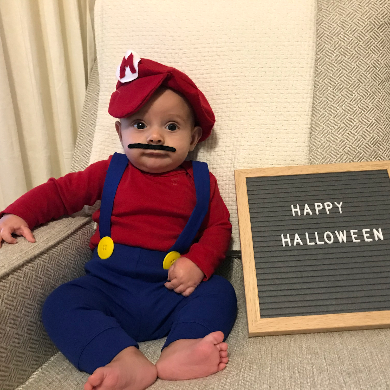 DIY baby Mario Costume