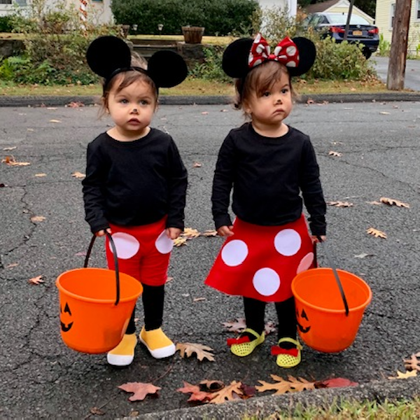 Mickey and Minnie Mouse