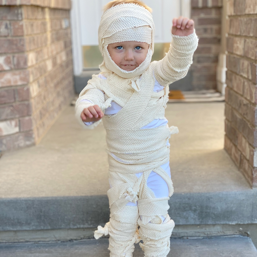 Adorable Kids DIY Mummy Costume | Primary.com | Primary.com