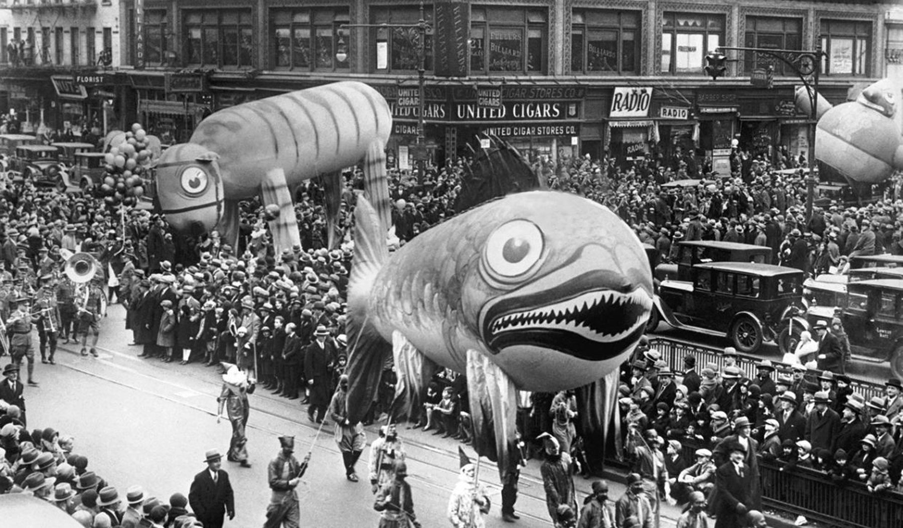 Macy's Thanksgiving Day parade 1929 fish balloon