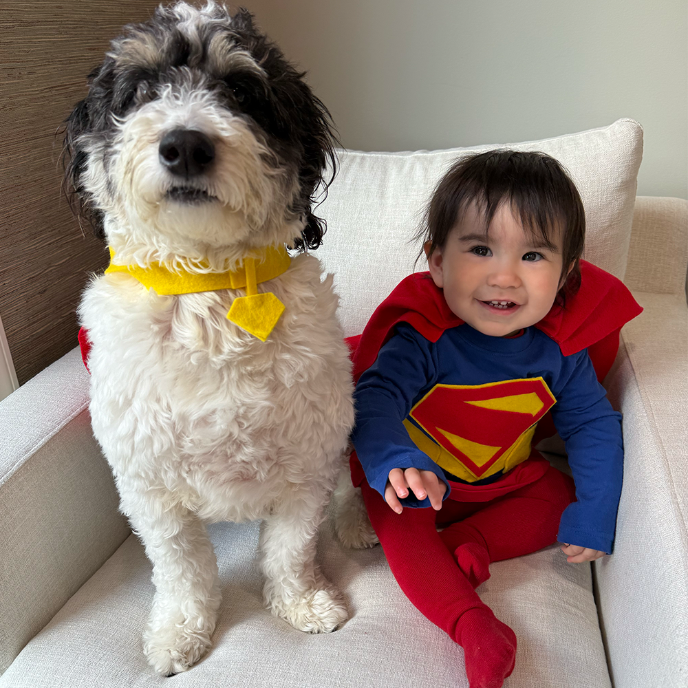 Supergirl & Krypto the dog