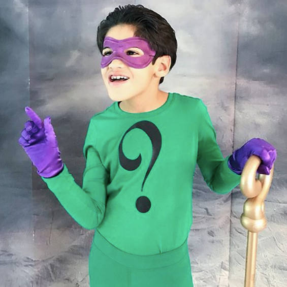 The Riddler Costume For Kids
