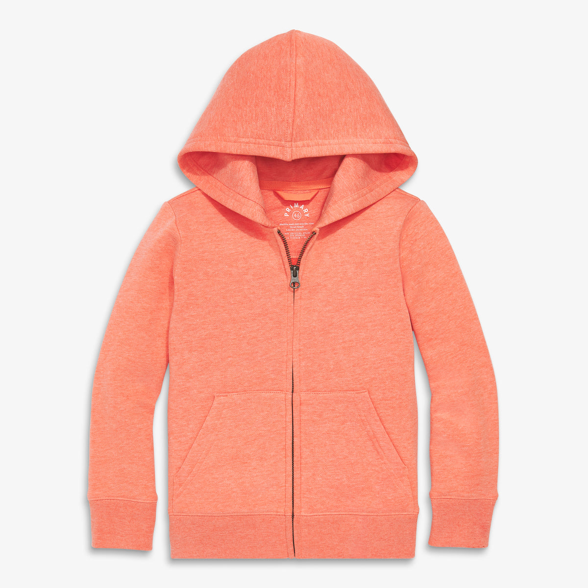 Cozy fleece zip hoodie | Primary.com