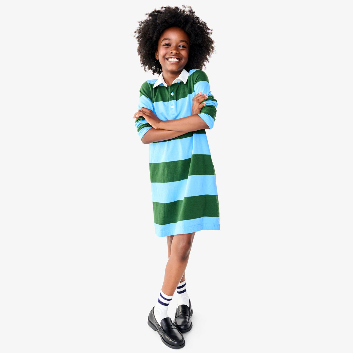 Long sleeve rugby dress