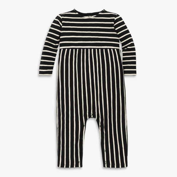 Clearance baby long sleeve explorer romper in stripe | Primary.com