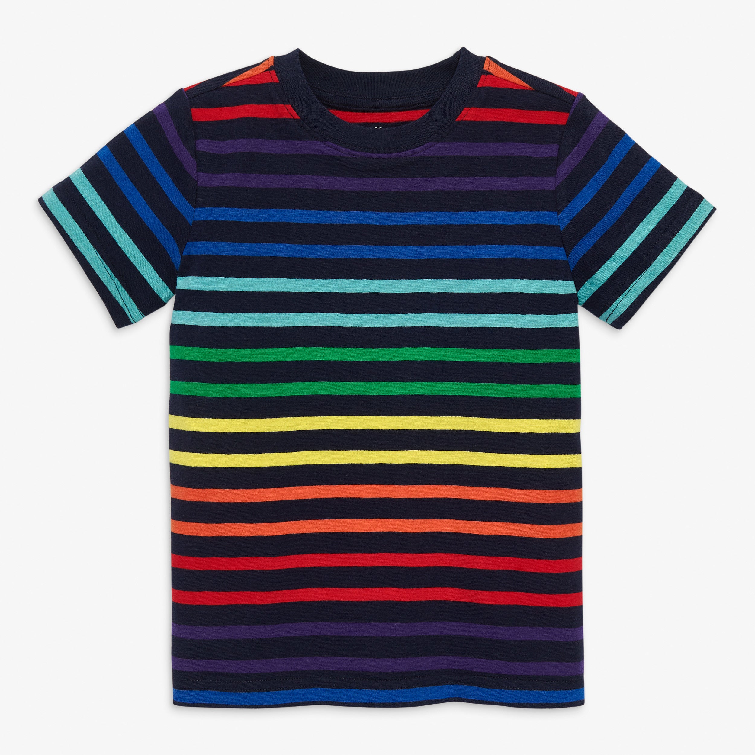 Clearance kids rainbow stripe tee | Primary.com